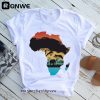 Africa Map Graphic Women T-shirts 2021 Summer Harajuku Female Tops Tee Girl White Printed Clothes Streetwear,Drop Ship 1 18065