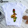 Africa Map Graphic Women T-shirts 2021 Summer Harajuku Female Tops Tee Girl White Printed Clothes Streetwear,Drop Ship 1 18063