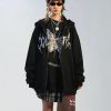 New Y2k Aesthetic Women Hip Hop Hoodies Butterfly Printed Zip-up Jacket Female Goth Harajuku Grunge Punk Streetwear Coat 1 18725